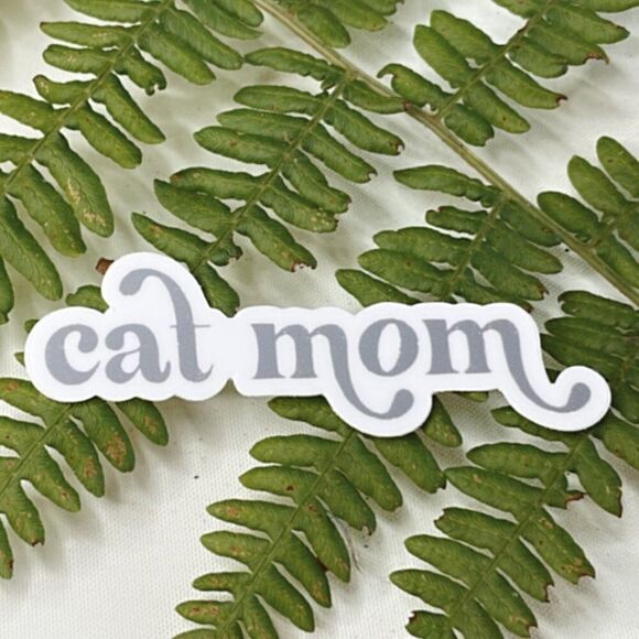 Cat Mom Sticker - Picture 1 of 3